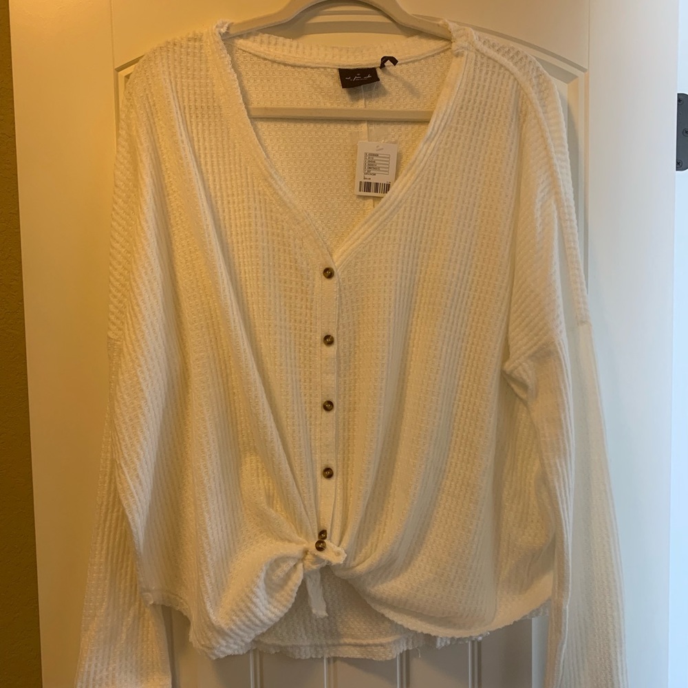 Out From Under Jojo Oversized Thermal Button-Front